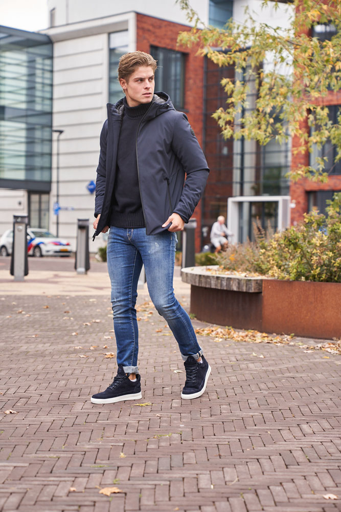 Woolrich Jacket-Coat Blauw jas shop | Hans voortman