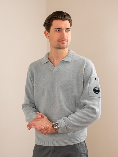 C.P. Company 20CMKN118A-005687G 809 SILVER BLUE foto 5