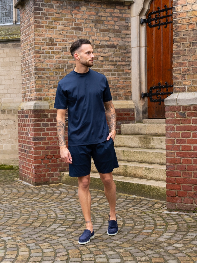 Valenza SUPIMA T-SHIRT 1001 42 NAVY
