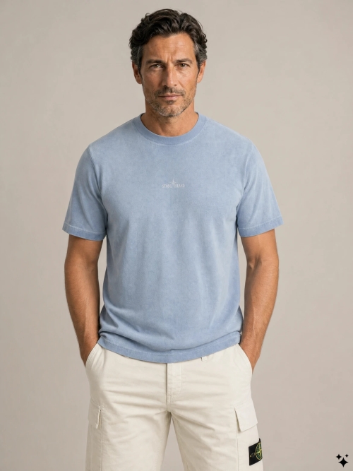 Stone Island S1S15 2100002 S0366 V004A DUST BLUE foto 4