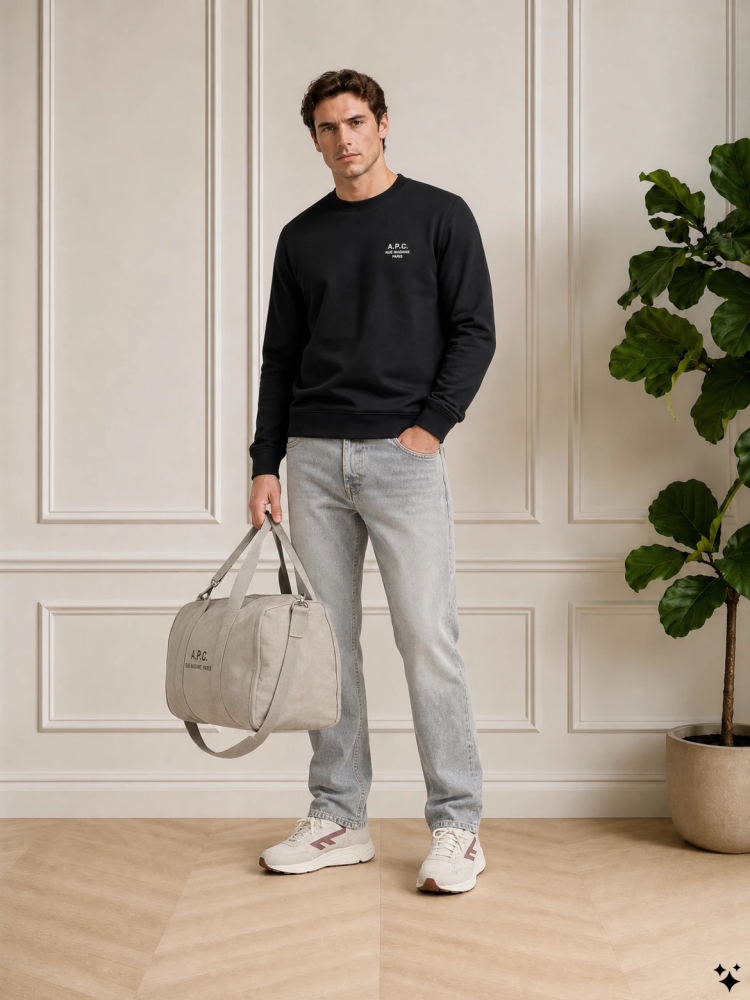 A.P.C. COHBV M27913 TZC NOIR BLANC