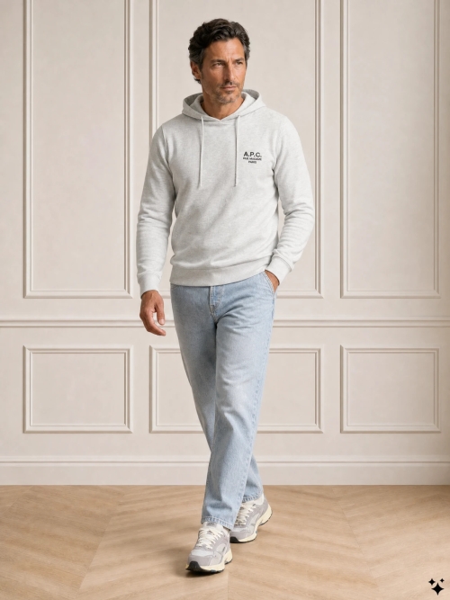 A.P.C. COHBV M27914 TPN H. GREY BLACK foto 5