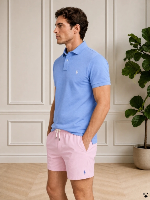 Polo Ralph Lauren  710-B16721 007 CARMEL PINK/AUSTIN BLUE foto 4