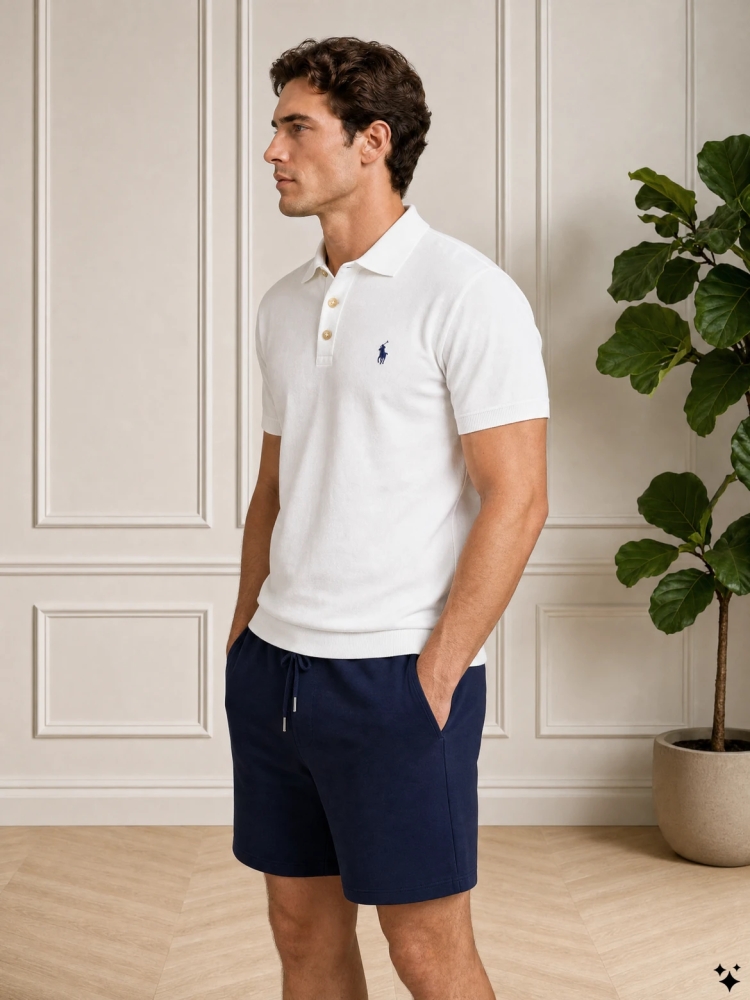Polo Ralph Lauren 710-980682 005 DECKWHITE/NAVY PP