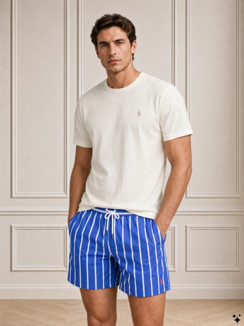 Polo Ralph Lauren  710-975405-Z26 002 BLUE VERT. WIDE STRIPE foto 6