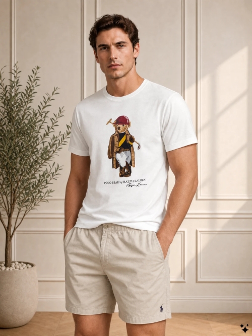 Polo Ralph Lauren  710-B16611 001 WHITE-SOCIETY BEAR foto 3