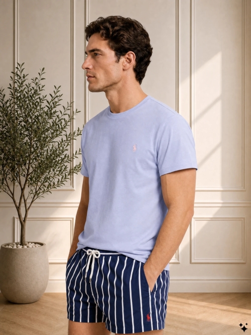 Polo Ralph Lauren  710-975405-Z26 001 NAVY VERT. WIDE STRIPE foto 5
