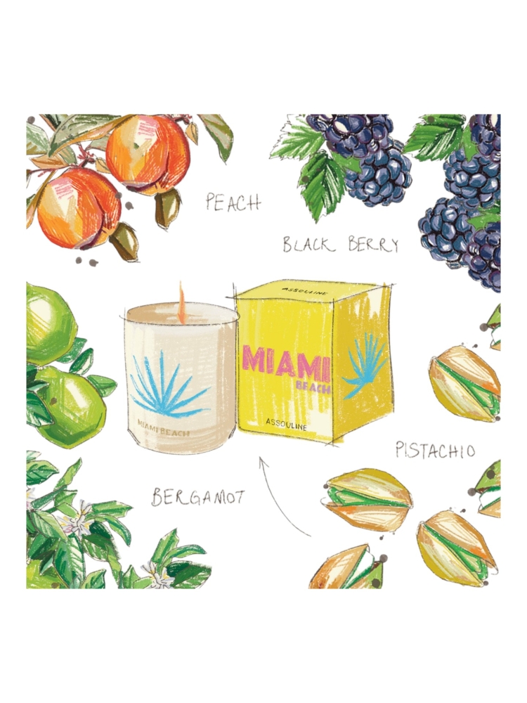 Assouline MIAMI BEACH CANDLE .
