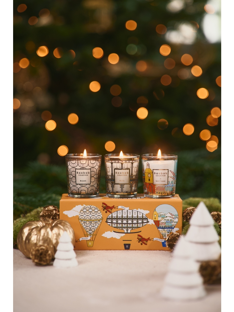 Baobab GEURKAARS TRIO TRAVEL MAX 6 BRUSSELS ROMA SAINT TROPEZ