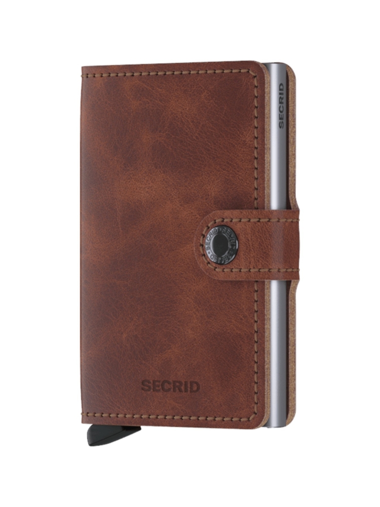 Secrid Miniwallet/vintage blac vintage brown