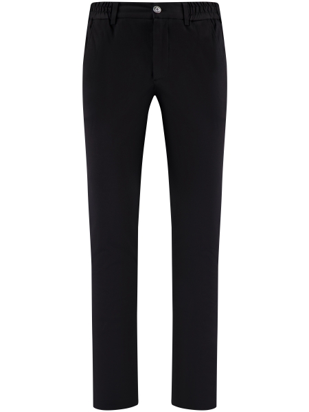Valenza SUPIMA TAPERED TROUSER 1100 48 BLACK Valenza SUPIMA TAPERED TROUSER 1100 48 BLACK