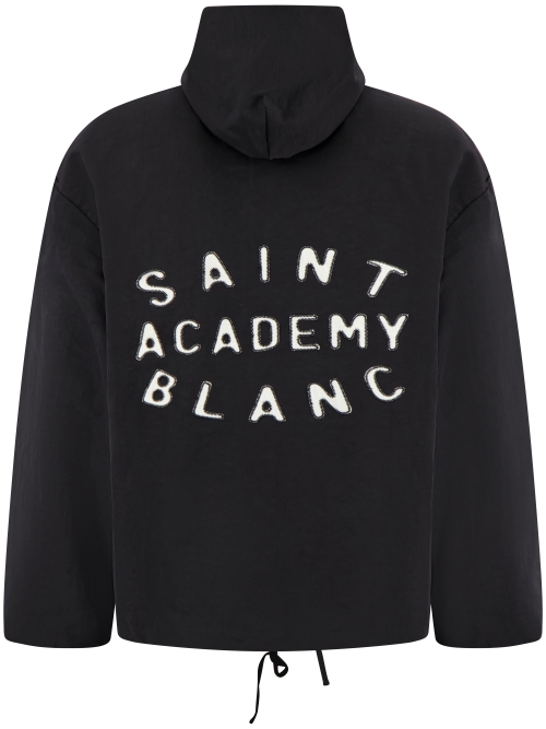 Saint Blanc ACADEMY HOODED COACH JACKET BLACK foto 3