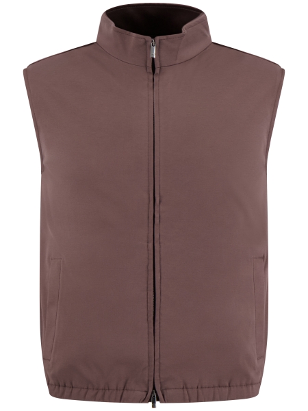 Valenza SUPIMA BODYWARMER 1104 61 EBONY BROWN Valenza SUPIMA BODYWARMER 1104 61 EBONY BROWN