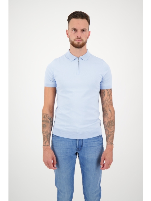 Valentoni Trevi polo zip Sky foto 4