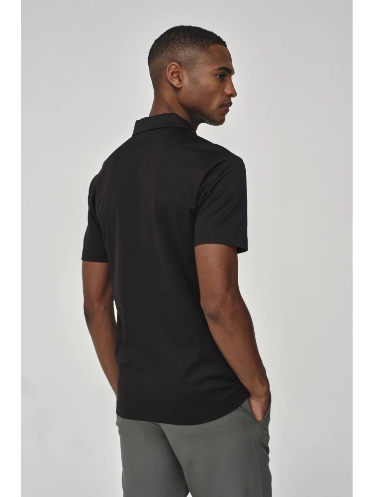 Valenza SUPIMA POLO S/S 1005 48 BLACK
