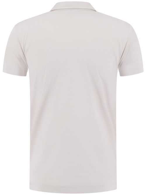 Valenza SUPIMA POLO ZIP 1049 15 PEARL GREY foto 3