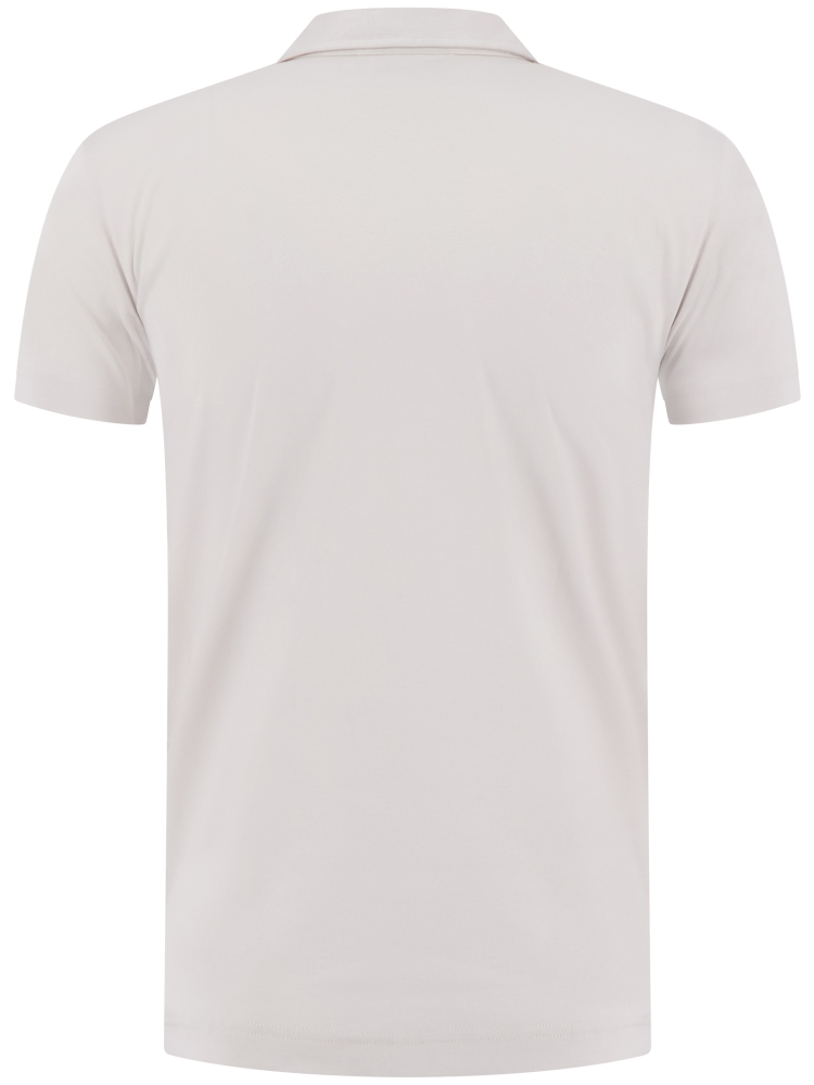 Valenza SUPIMA POLO ZIP 1049 15 PEARL GREY