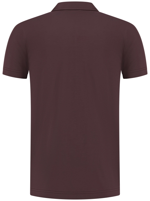 Valenza SUPIMA POLO ZIP 1049 61 EBONY BROWN foto 3