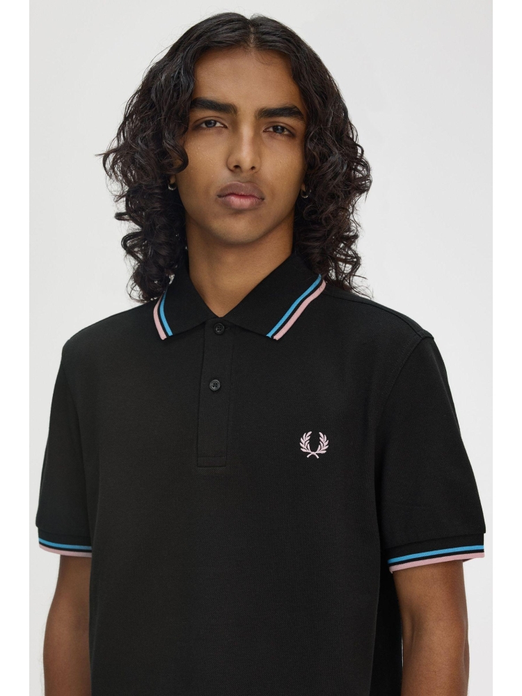 Fred Perry Polo Zwart polo km shop Hans voortman