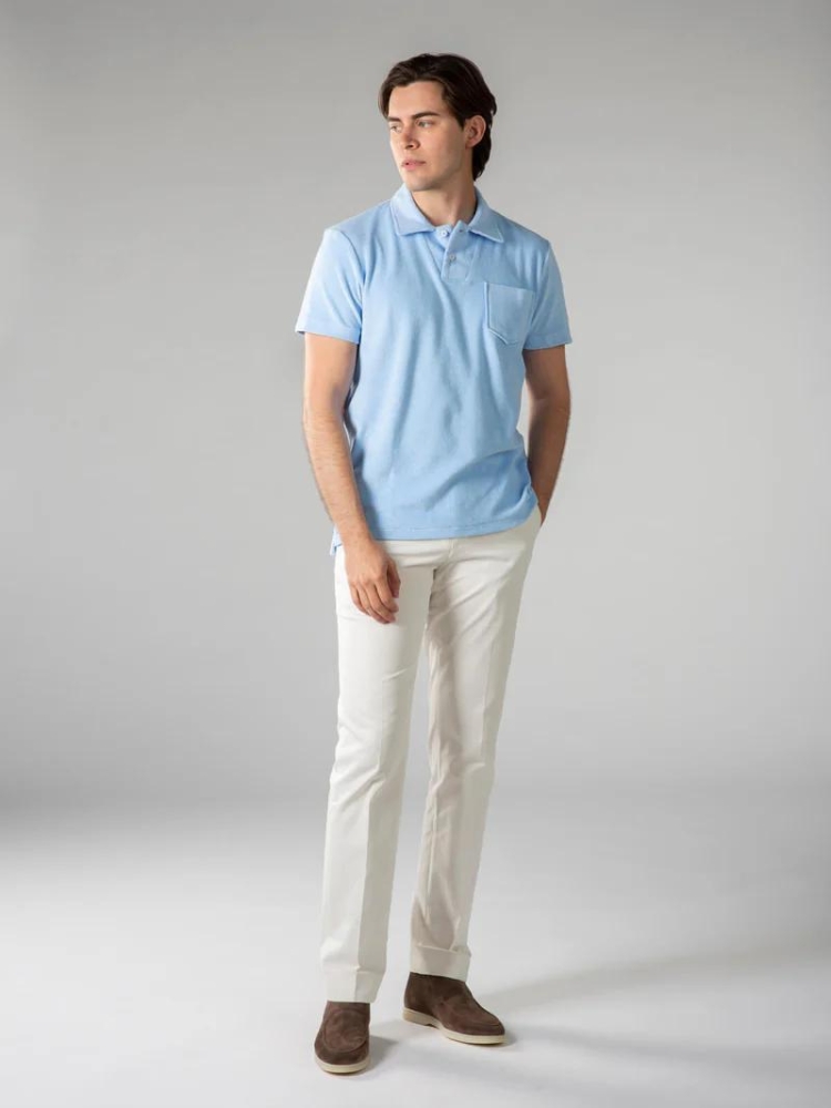 Aurelien TERRY POLO LIGHT BLUE