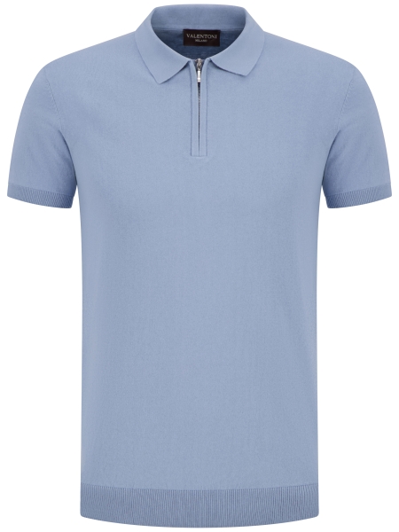 Valentoni TUORE POLO-ZIP C10 BLUE GREY