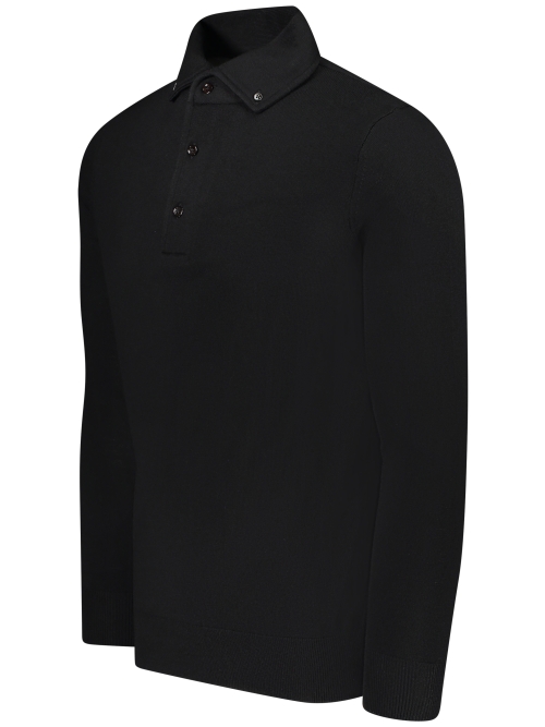 Valentoni Polo lm button down 836 black foto 4