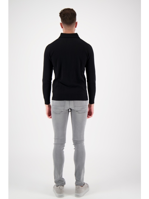 Valentoni Polo lm button down 836 black foto 7