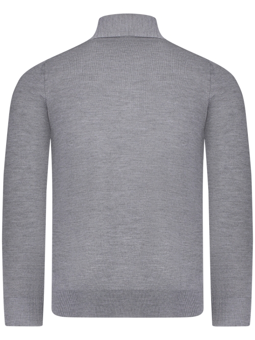 Valentoni Polo lm button down 803 mid grey foto 3