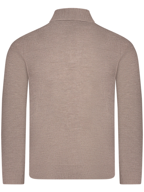 Valentoni Polo lm button down 806 Taupe foto 3