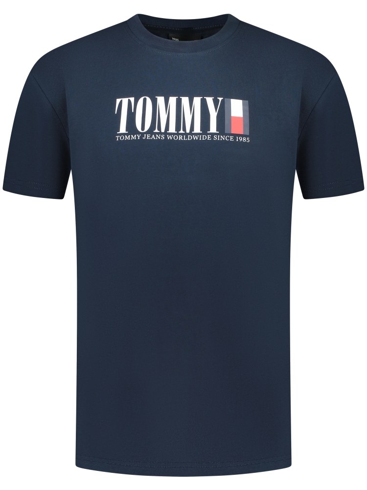 Tommy Jeans Tommy Hilfiger T Shirt Blauw Tommy Hilfiger Jeans T