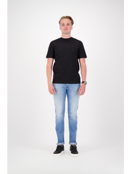 Valenza SUPIMA T-SHIRT 1001 48 BLACK foto 4
