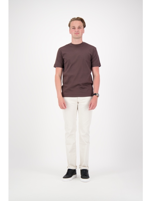 Valenza SUPIMA T-SHIRT 1001 61 EBONY BROWN foto 5