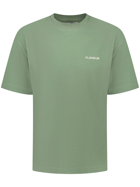 Flaneur F15087 LOGO T-SHIRT KHAKI Flaneur F15087 LOGO T-SHIRT KHAKI