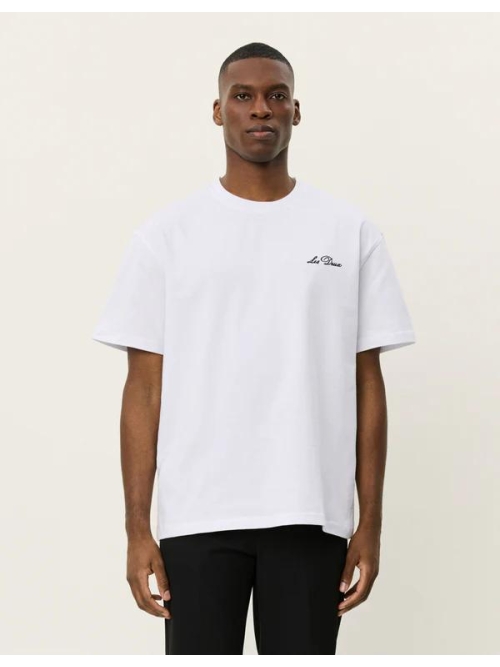 Les Deux LDM101222 CREW T-SHIRT 201100 WHITE/BLACK foto 3