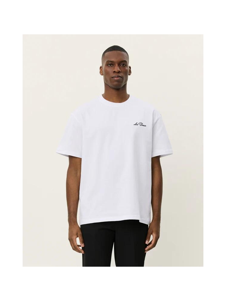 Les Deux LDM101222 CREW T-SHIRT 201100 WHITE/BLACK