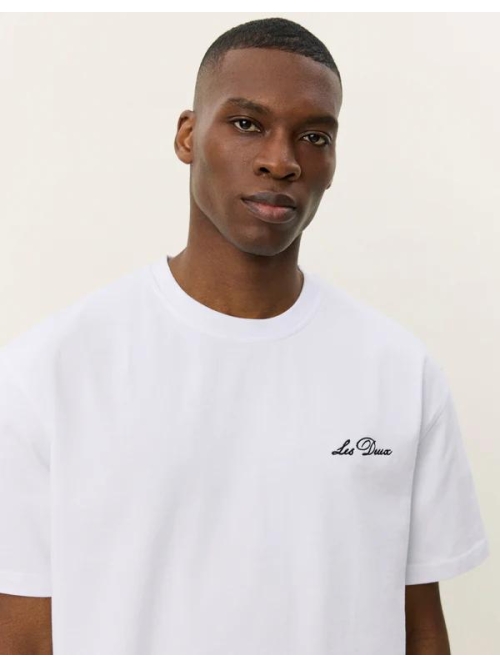 Les Deux LDM101222 CREW T-SHIRT 201100 WHITE/BLACK foto 4
