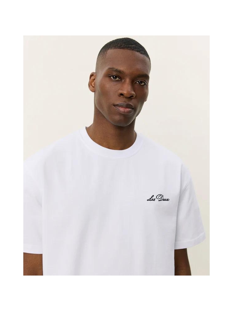 Les Deux LDM101222 CREW T-SHIRT 201100 WHITE/BLACK