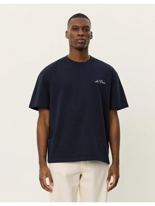 Les Deux LDM101222 CREW T-SHIRT 460201 DARK N./WHITE foto 3