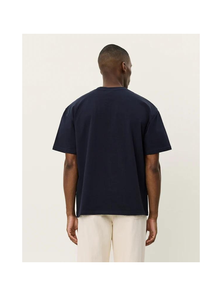 Les Deux LDM101222 CREW T-SHIRT 460201 DARK N./WHITE