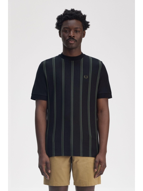 Fred Perry M9868 STRIPED 102 BLACK foto 3