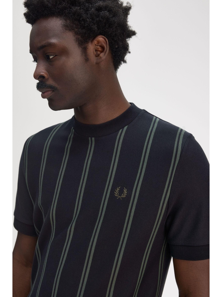 Fred Perry M9868 STRIPED 102 BLACK
