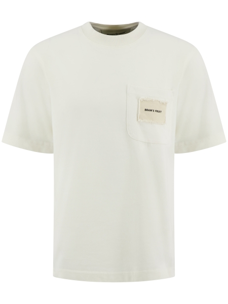 Brams fruit CHEST POCKET T-SHIRT 1001 WHITE Brams fruit CHEST POCKET T-SHIRT 1001 WHITE