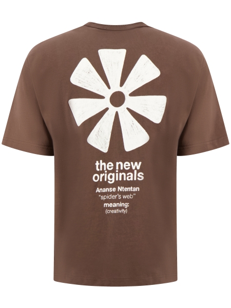 TNO ANANSE ADINKRA TEE ACID BROWN