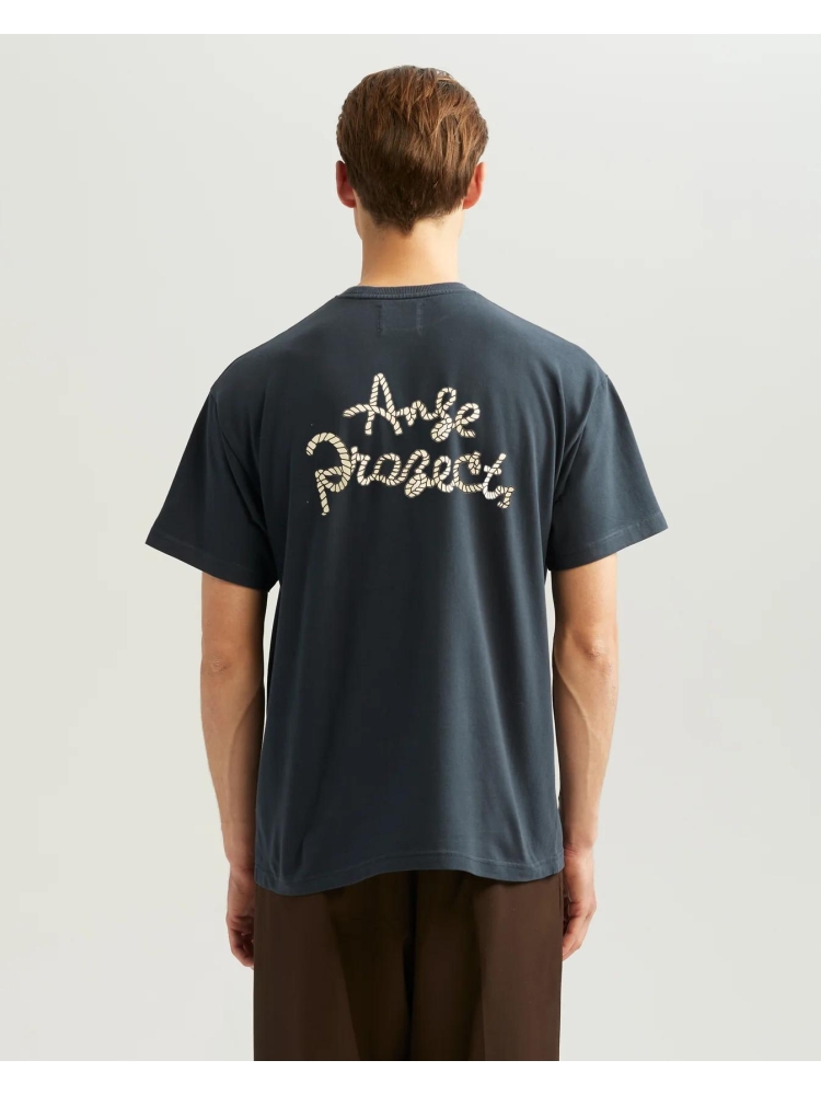Ange Projects AW-062 ROPE TEE NAVY