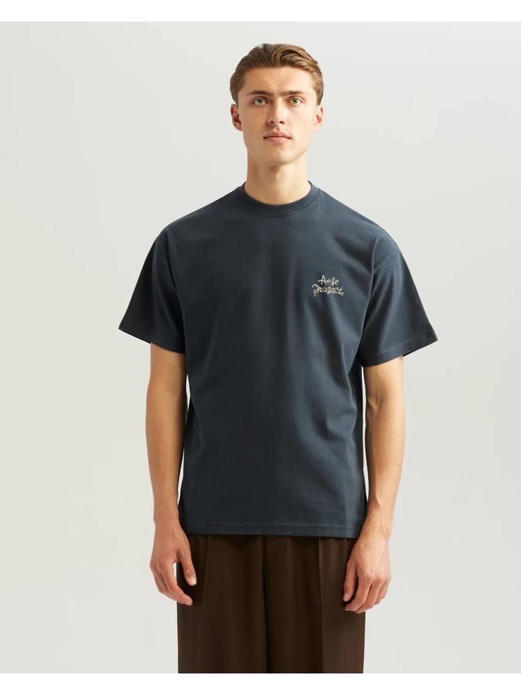 Ange Projects AW-062 ROPE TEE NAVY