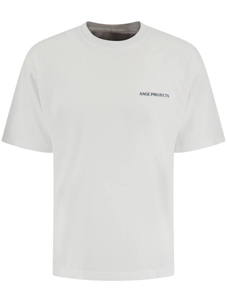 Ange Projects NOS-007 GLASS OF WINE TEE WHITE