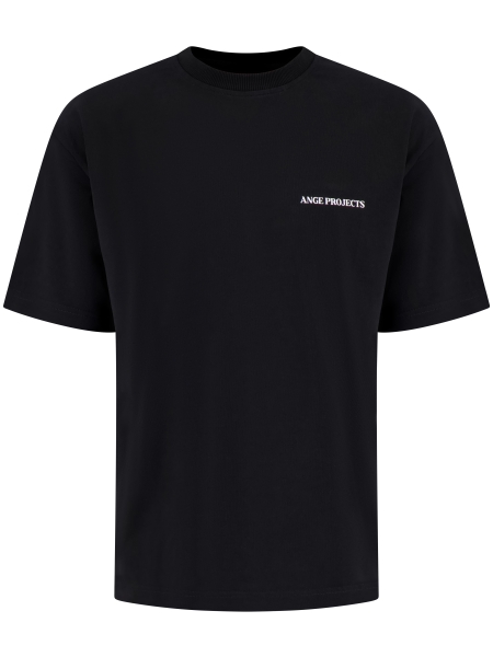 Ange Projects NOS-008 GLASS OF WINE TEE BLACK Ange Projects NOS-008 GLASS OF WINE TEE BLACK