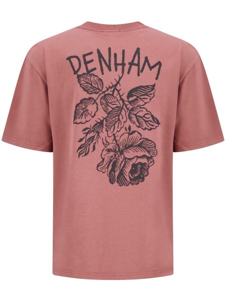 denham 01-25-10-52-080 ROSE TEE WASHED RED