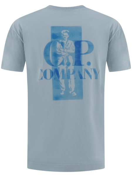 C.P. Company 20CMTS143A-110579W 809 SILVER BLUE