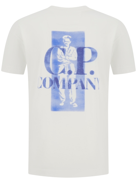 C.P. Company 20CMTS143A-110579W 103 GAUZE WHITE